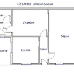 Les Cactus #maisonsavaron - 52m2 - Terrasse * クレルモン・フェラン